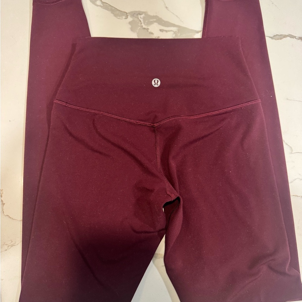 lululemon Women's Burgundy Leggings